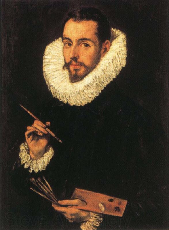 El Greco Portrait of the Artist's Son,jorge Manuel Greco Spain oil painting art